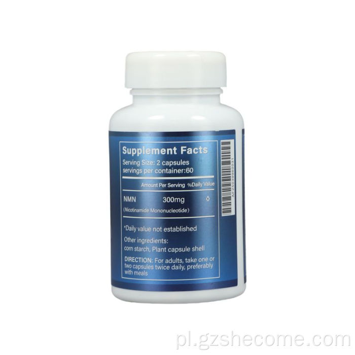 Suplement NMN naprawa komórkowa kapsułki resweratrolu NMN